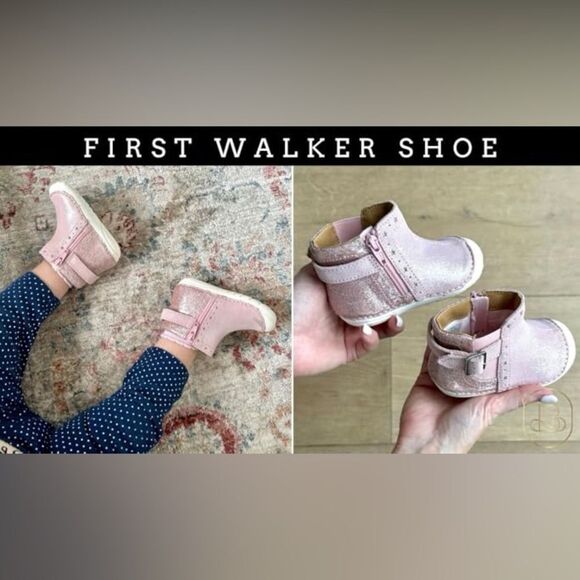 Stride Rite Other - NEW Stride Rite Toddler Infant 4.5 Heritage Collection Agnes Leather Shoes Boots